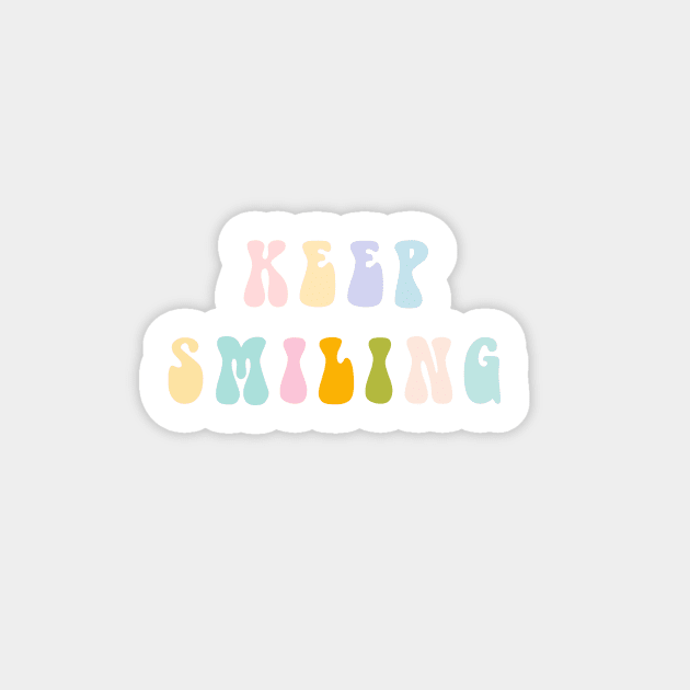 Keep Smiling Sticker by gusstvaraonica